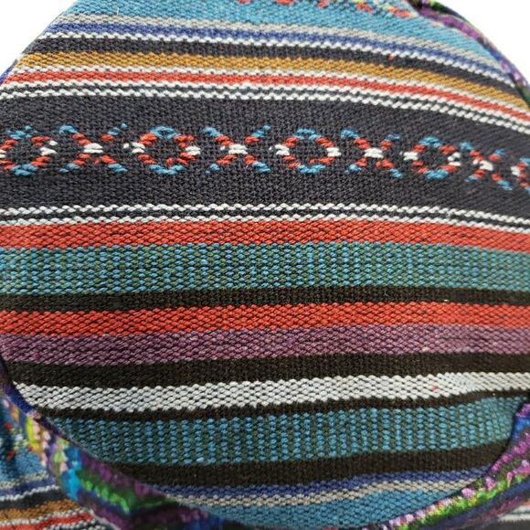 Boho Hippie Bucket Hat Cotton Blue Unisex Lightweight Beach Summer Sun Hat Nepal - Picture 7 of 14